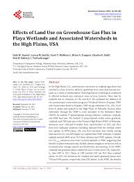 Language doc docx pdf html other ; Pdf Effects Of Land Use On Greenhouse Gas Flux In Playa Wetlands And Associated Watersheds In The High Plains Usa