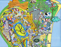 Cedar Point 2001 Park Map