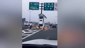 Saturday to wadsworth road and delany road in wadsworth for a. Car Smashes Into Road Sign Pole Goes Vertical Youtube