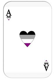 It is a phonetic shortening of asexual, and has lead to some symbolism regarding the playing card ace. Aces Affirmed Vine Fig Co