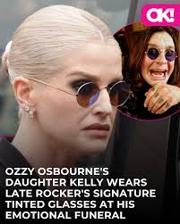 Kelly Osbourne found a special way to honor her late father, Ozzy Osbourne,  at his Wednesday, July 30, funeral. The reality star was seen at the  Birmingham, England, procession wearing the rocker's