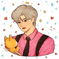 Made a Fanart of Ricky & his Cat representative <3 : r/zerobaseone