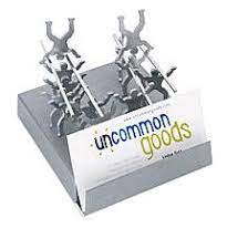 This nautically inspired business card holder features a silver compass in a silver frame on the front. Cool Magnetic Desktop Business Card Holder