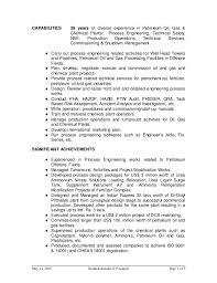 chemical engineer resume examples
