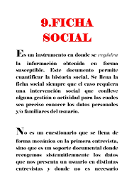 La ciudadanía, gobiernos e instituciones deben trabajar conjuntamente sobre sus causas y construir. Ficha Social Estudio Social Y Tecnicas De Trabajo Social