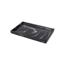 13.75'' w x 7.37'' l x 1.25'' h. Bathroom Accessories Sets Black Marble Bathroom Amenities Tray Factory China Bathroom Amenities Tray And Acrylic Bathroom Accessories Sets Price Made In China Com
