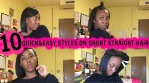 You cannot get this hairstyle in long hairs. 10 Quick Easy Hairstyles For Short Straight Hair Youtube