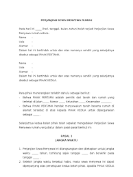 Contoh surat perjanjian sewa apartemenfull description. Contoh Surat Perjanjian Sewa Menyewa Rumah Situs Properti Indonesia