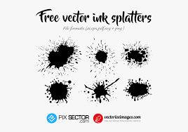 Download Free Vector Ink Splatter Ink Splatter Vector Svg Hd Png Download Kindpng