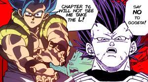 Say NO To Gogeta! | Dragon Ball Super Chapter 76 PREVIEW - YouTube