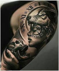 50 Amazing Half Sleeve Tattoos For Men Wolf Girl Tattoos Half Sleeve Tattoos For Guys Wolf Tattoo Sleeve