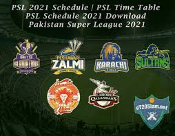 Psl 2021 live cricket scores, ball by ball match updates, cricket news, cricket schedule, points table, upcoming matches, recent matches, matches archive of complete series. Psl 2021 Schedule Psl Time Table Psl Schedule 2021 Download Pakistan Super League 2021 Fantasy League League Psl Teams