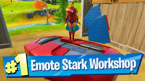 → je vous montre comment débloquer le skin iron man ! Fortnite Comment Emouvoir Comme Tony Stark A L Atelier Stark