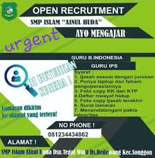 Penulisan tempat, tanggal, dan tahun penerbitan ijazah sistem kode nomor ijazah sma, smp, dan sd biasanya memiliki arti. Loker Banyuwangi 2020 Smp Islam Nuril Huda Membutuhkan Guru Bahasa Indonesia Dan Ips Ringtimes Banyuwangi