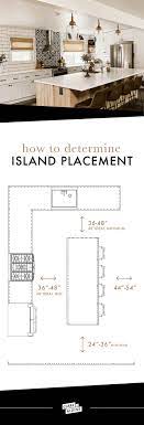 How To Determine Kitchen Island Placement Clark Aldine In 2020 Kitchen Island Placement Functional Kitchen Island Farmhouse Kitchen Island