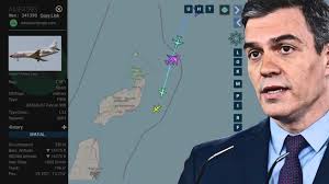 Pedro Sánchez obliga al Falcon a hacer dos vuelos en vacío para su décima  foto en el volcán de La Palma