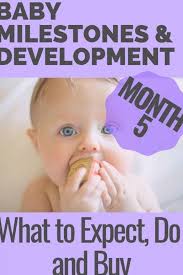 5 Month Old Babies Are When Things Really Start To Get Exciting His True Personality Is Finally Shin 5 Month Old Baby Baby Development Developing Motor Skills
