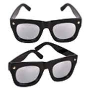 Or, for a fun and artsy flair, choose a mirror framed by mosaic tiles. Mirror Lens Thick Black Frame Sunglasses Cappel S