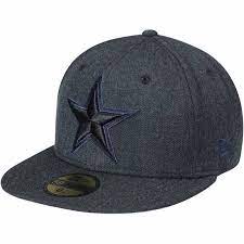 Dallas Cowboys New Era Bold 59fifty Fitted Hat Heathered Black Dallas Cowboys Hats Fitted Hats Dallas Cowboys