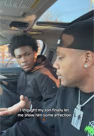 Father-Son Bonding Before Navy Deployment