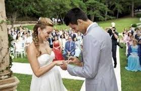 The couple jetted off to tie the knot just hours after the tennis pro took home a win at wimbledon. Novak Djokovic And Jelena Ristic S Wedding Arabia Weddings