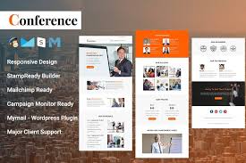 Conference Responsive Email Responsive Email Responsive Email Template Email Marketing Template