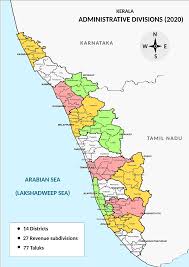 Kerala map helps to find tourist places in kerala. List Of Taluks Of Kerala Wikipedia