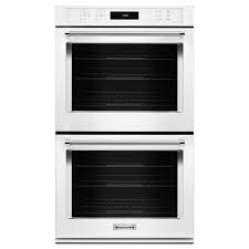 double electric wall oven self cleaning