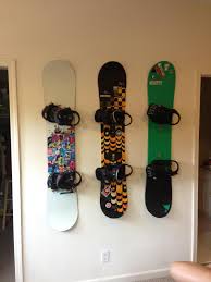 And wall mounted to free standing racks. I Built A Diy Snowboard Wall Mount Snowboarding