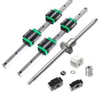 Amazon.com: GUWANJI Rieles de guía lineales, 2 piezas HGR20 de 23.622 in  con 4 rodamientos lineales HGW20CC, 1 tornillo de bola SFU1605 de 25.591 in  ...