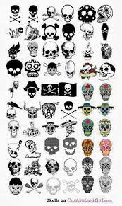 Custom Tank Top Idea Skulls Customizedgirl Blog Skull Art Simple Skull Skull