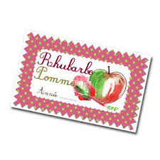Etiquettes Pour Confiture De Pomme Rhubarbe Dans Mon Bocal Etiquette Confiture Confiture De Pommes Etiquettes Confitures Gratuites