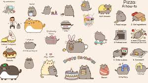 More recently, the pusheen character has been used in social media posts and on the pusheen blog. Pusheen Cat Desktop Wallpaper 500x281 Px 138 87 Kb Picserio Com