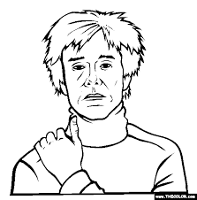 Campbell's soup by andy warhol coloring page; Andy Warhol Coloring Page Free Andy Warhol Online Coloring
