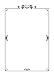 9 margenes marcos para cuadernos margenes bonitos margenes. Marco Decorativo Con Remolinos Y Hojas Formato De Pagina De Carta Ilustraciones Vectoriales Clip Art Vectorizado Libre De Derechos Image 88856940