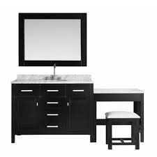 Free shipping in the lower 48 states & no tax (except ca). Single Sink Vanity With Makeup Table Bathroom All In One
