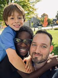 The second picture is a true representation of my boys. Usually Lincoln has  the upper hand, but Lucas seized his opportunity for the ole Sunday picture  choke hold move. 😂❤️ #brianheart #adoptedboys #