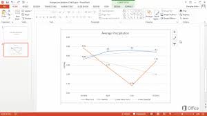 The first thing that you'll want to do is switch over to the insert tab here on the powerpoint ribbon. Video Customize A Line Chart Powerpoint