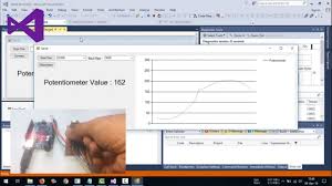 Visual Basic Net Real Time Chart Graph Potentiometer Value From Serial Communication Arduino