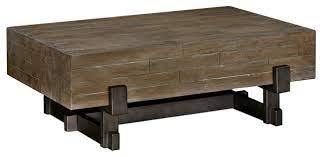 With damian's background in timber furniture and ilia's unusual sculptural details, our resin timber tables are exotic to say the least. Ink Ivy Timber Coffee Table In Reclaimed Brown Gun Metal Finish Ii120 0134 Industrial Coffee Tables By Olliix Houzz