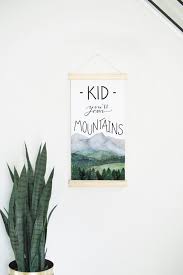 Kid, you'll move mountains. ― dr. Toddlerkids Room Wall Art Mountain Landscape Inspirational Art Kid You Ll Move Mountains Hanging Canvas Nursery Decor Dr Seuss Quote Art Collectibles Painting Kromasol Com