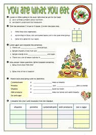You Are What You Eat English Esl Worksheets In 2020 What You Eat Nutrition Learn English