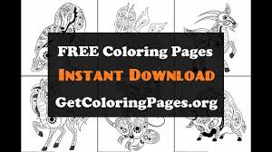 Set up a table outside and keep kids of all ages occupied with these spring pictures to color. Chinese Zodiac Signs Coloring Pages Printable Youtube