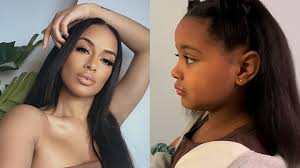 Carmelo Anthony's ex Mia Burks breathes joy of relief as daughter Genesis  Harlo Anthony smiles for portraits