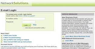 Network Solutions Webmail Login Email Account Access Network Solutions Solutions Networking