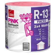 owens corning r 13 pink ecotouch kraft faced fiberglass insulation continuous roll 15 in x 32 ft