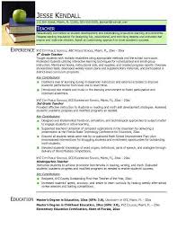 Is able to problem solve with sad and difficult children while remaining calm. Sample Teaching Resume Australia Resume Overview