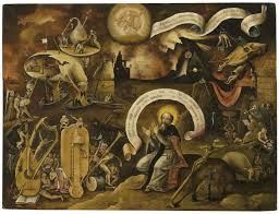 Follower Of Hieronymus Bosch The Temptation Of Saint Anthony Price Realised Gbp 162 500 Temptation Of St Anthony Hieronymus Bosch Renaissance Art Paintings