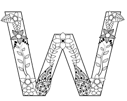 Children love to know how and why things wor. Letter W Coloring Pages For Adults Coloriage Barbie Coloriage Gratuit Coloriage