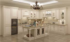 china white glazed kitchen cabinet
